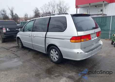 2002 Honda Odyssey Ex from USA, damaged, VIN 5FNRL18622B013804